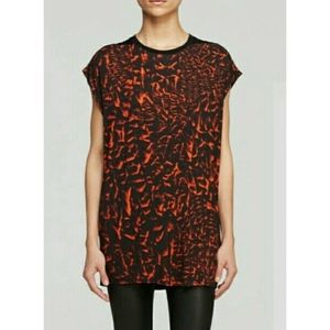 Helmut Lang | Sleeveless over-sized jersey top